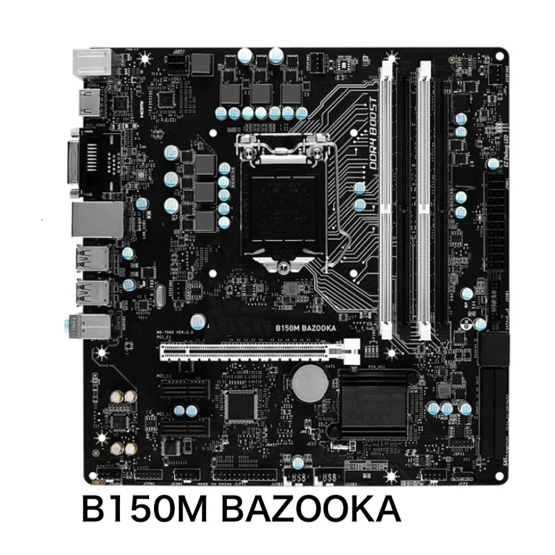 

Для MSI B150M BAZOOKA настольная материнская плата DDR4 LGA 1151, материнская плата, 100% протестировано, ОК, полностью работает, бесплатная доставка