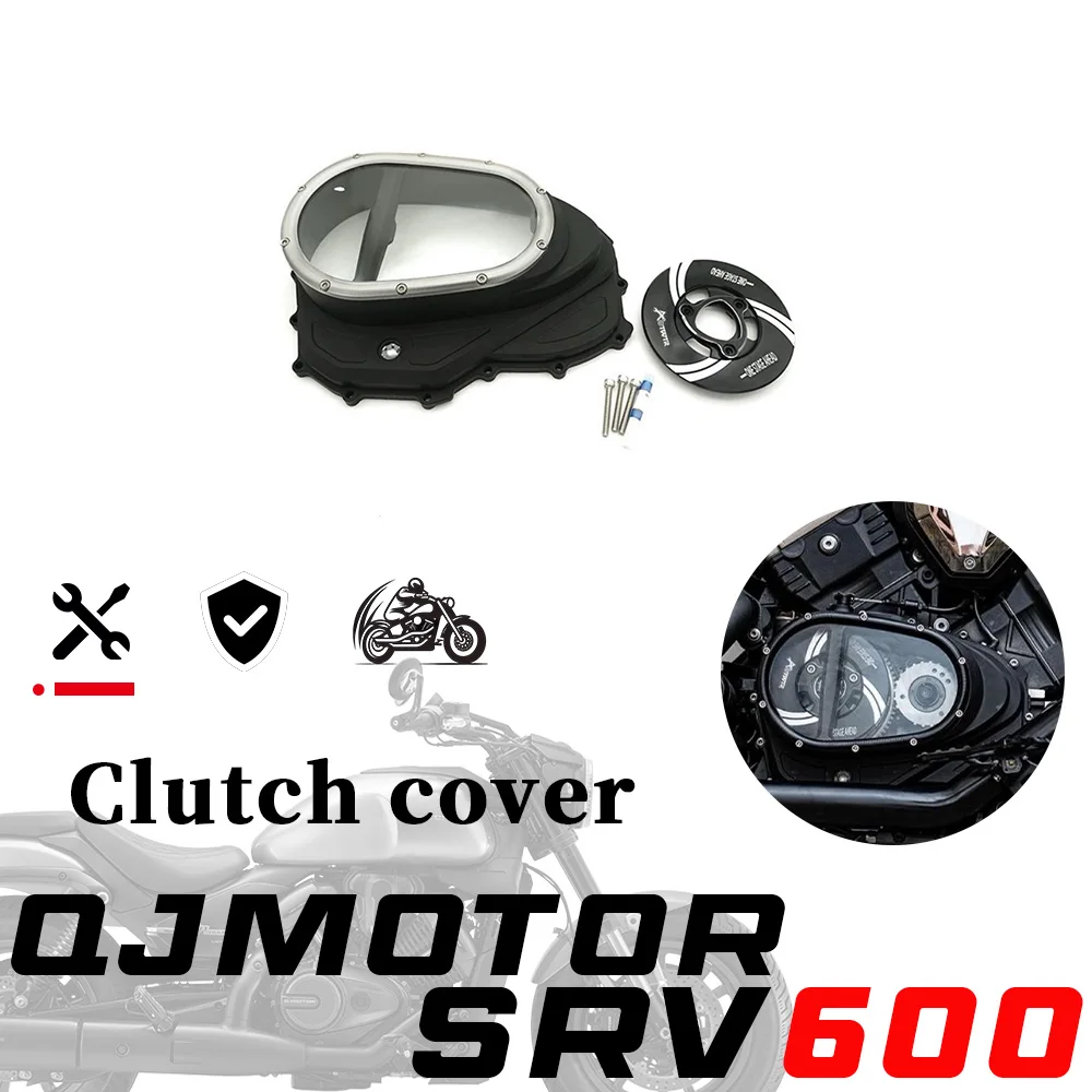 

Transparent clutch cover QJMOTOR SRV 600 Engine Side Cover Modification Part 600 SRV 600SRV