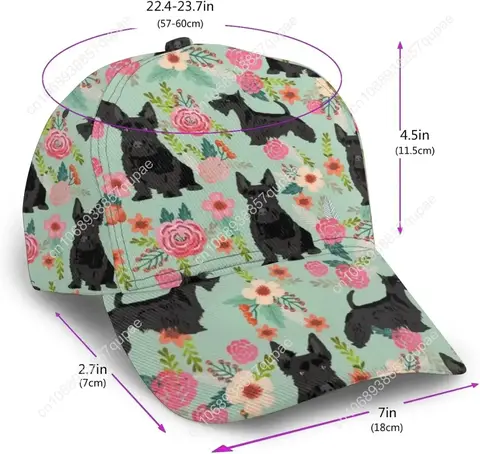 महिला पुरुष यूनिसेक्स बेसबॉल कैप ब्लैक स्कॉटी डॉग पोनीटेल होल के साथ ट्रक ड्राइवर डैड मॉम आउटडोर स्पोर्ट्स रनिंग हंटिंग के लिए एडजस्टेबल 6 best sales स्कॉटी - №5