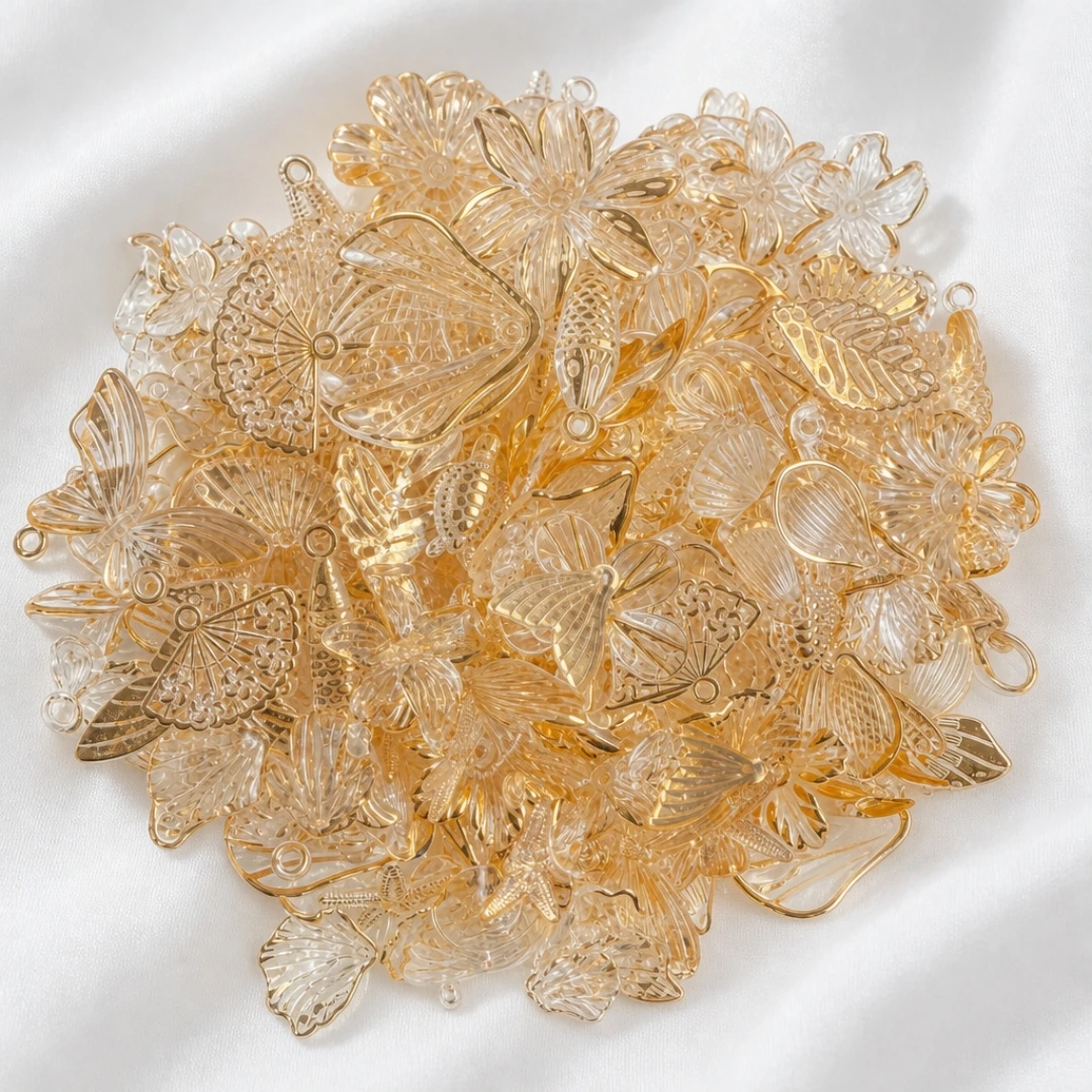 20g/50g Sortierte Acrylperlen für Armbandherstellung Fisch Muschel Seepferdchen Schildkröte Strand Meerestiere Niedliche Perlen für DIY Schmuckherstellung – Detail 7