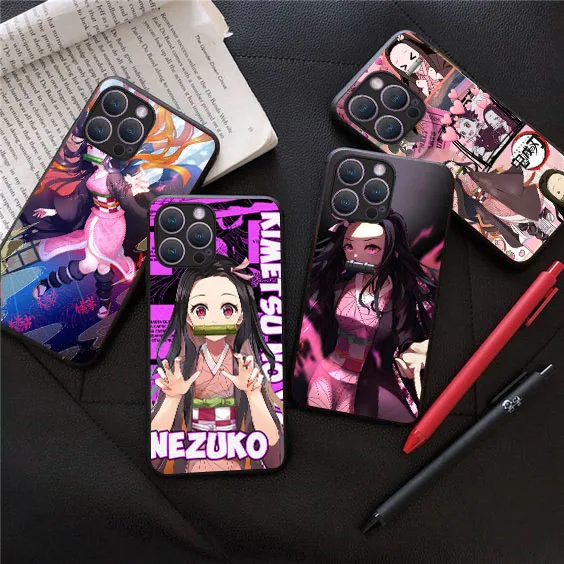 JS-87 Demon Slayer Nezuko miękkie etui dla OPPO Reno 2 2F 2Z 3 4 4F 4Z 5 8 8T Lite Pro