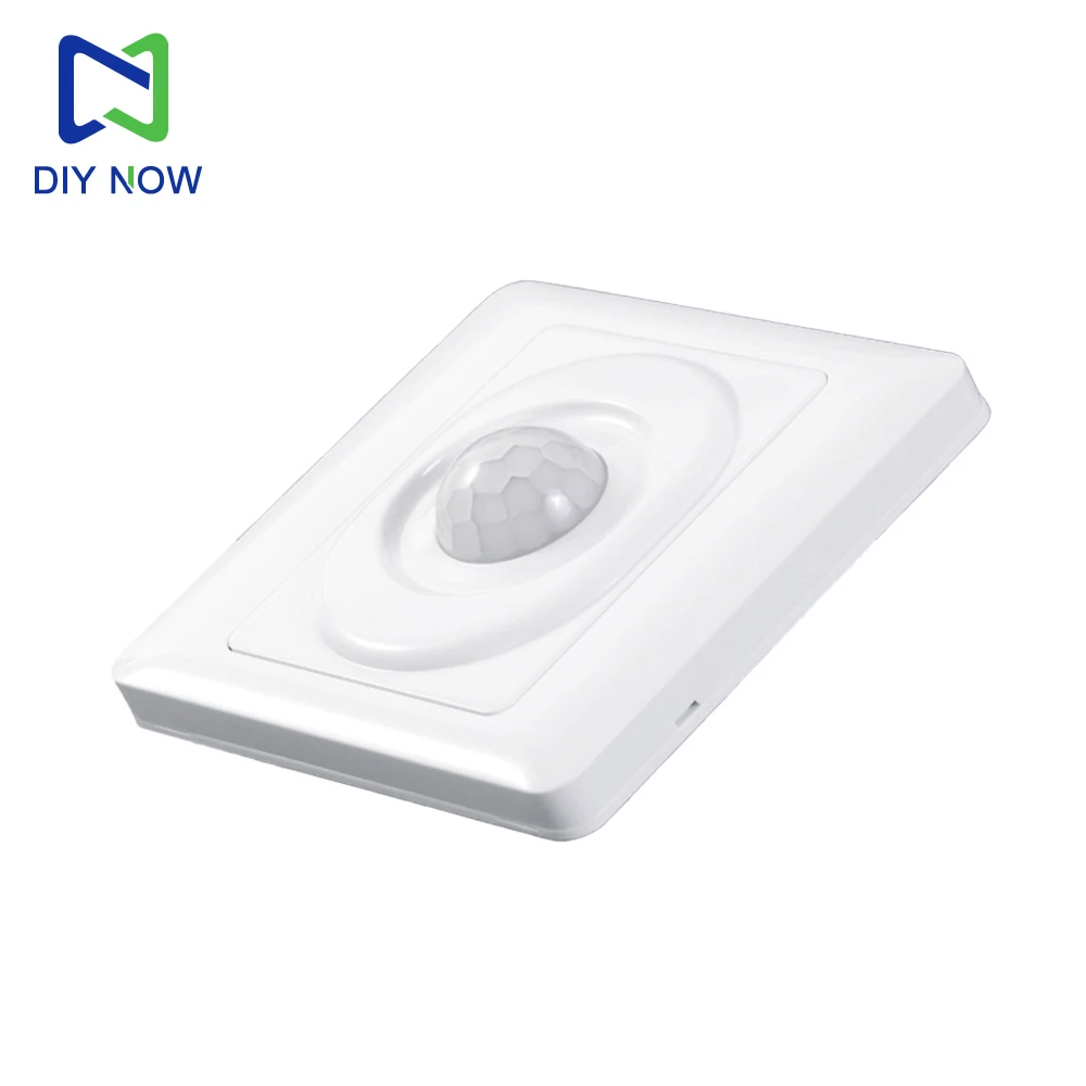 AC 220V LED PIR Motion Sensor Light Switch Infrared Human Body Detection Auto On Off Light Smart Switch for Corridor Staircase