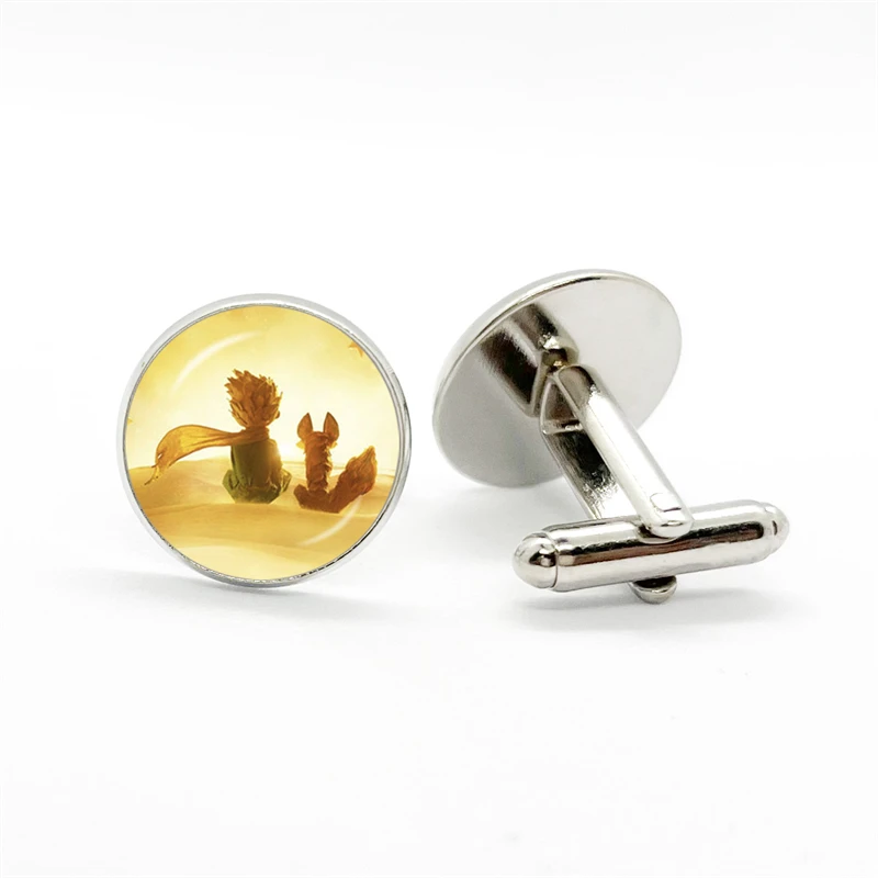 Men Fashion Le Petit Prince Cufflinks The Little Prince Jewelry Fairy Tale Men Cufflinks Suit Accessories