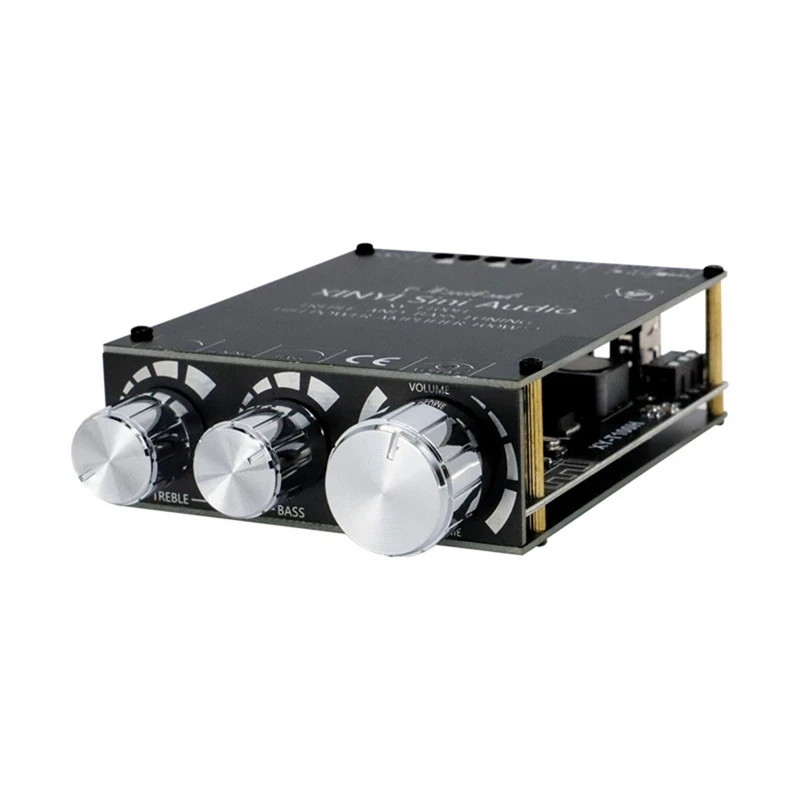 

XY-T100H Bluetooth 5.0 TPA3116D2 100Wx2 Stereo HIFI Audio Module Parts With Front High-Bass Adjustment