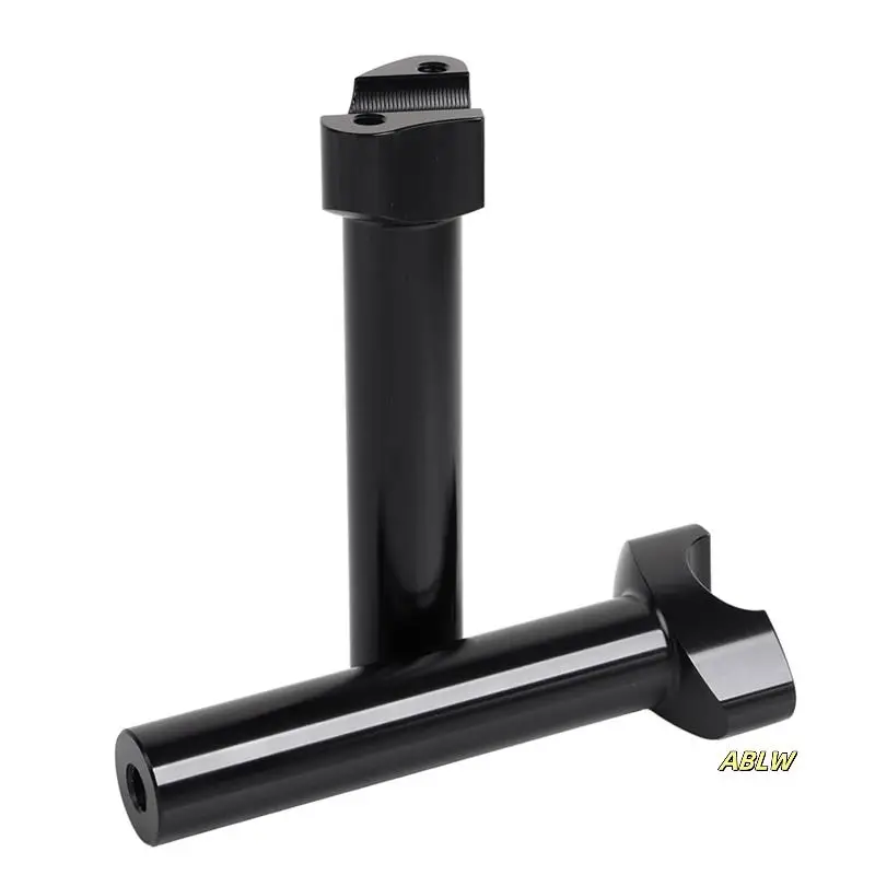 

For 1" Bar Fat Boy Heritage Softail Dyna Handle Bar Risers Black 6.5Inch Tall Pullback Handle
