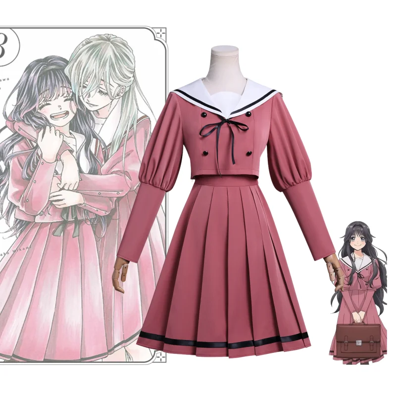 

Ароматный цветок цветения с грязностью Kaoruko Waguri аниме косплей костюм платье Лолиты школьная форма на Хэллоуин Disfraz Mujer