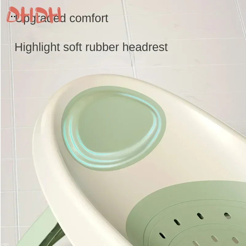 Temperature Display Baby Bath Tub – Non-Slip Foldable Infant Bathtub Real-Time Water Temp Sensor, Portable & Safe for Newborns view 6