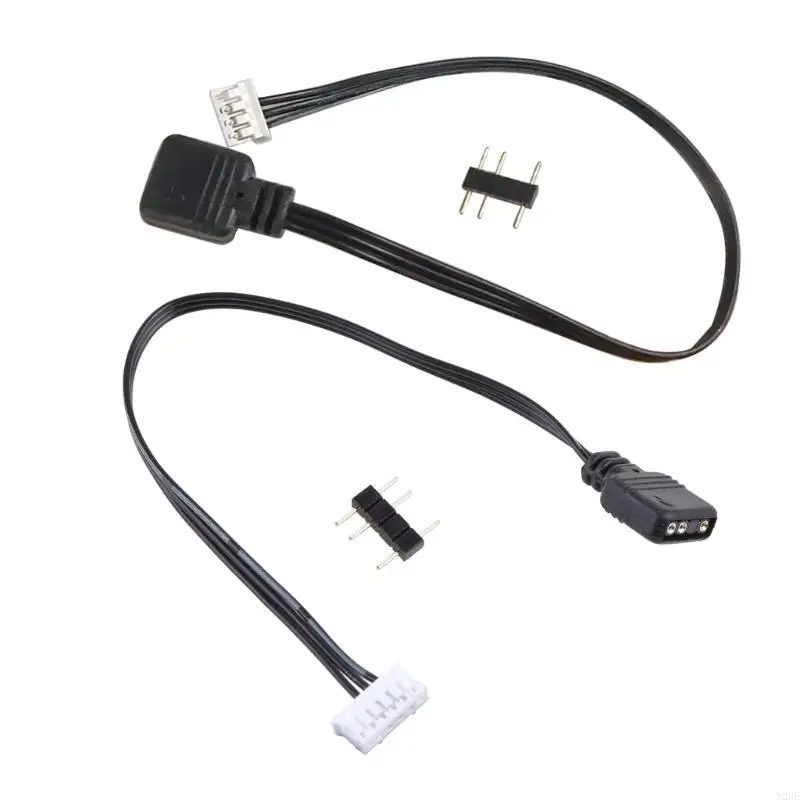 

N2UE Small 4Pin/6Pin to 5V ARGB 3Pin Fan Controller Adapter Cable for Coolmoon 5V 3P