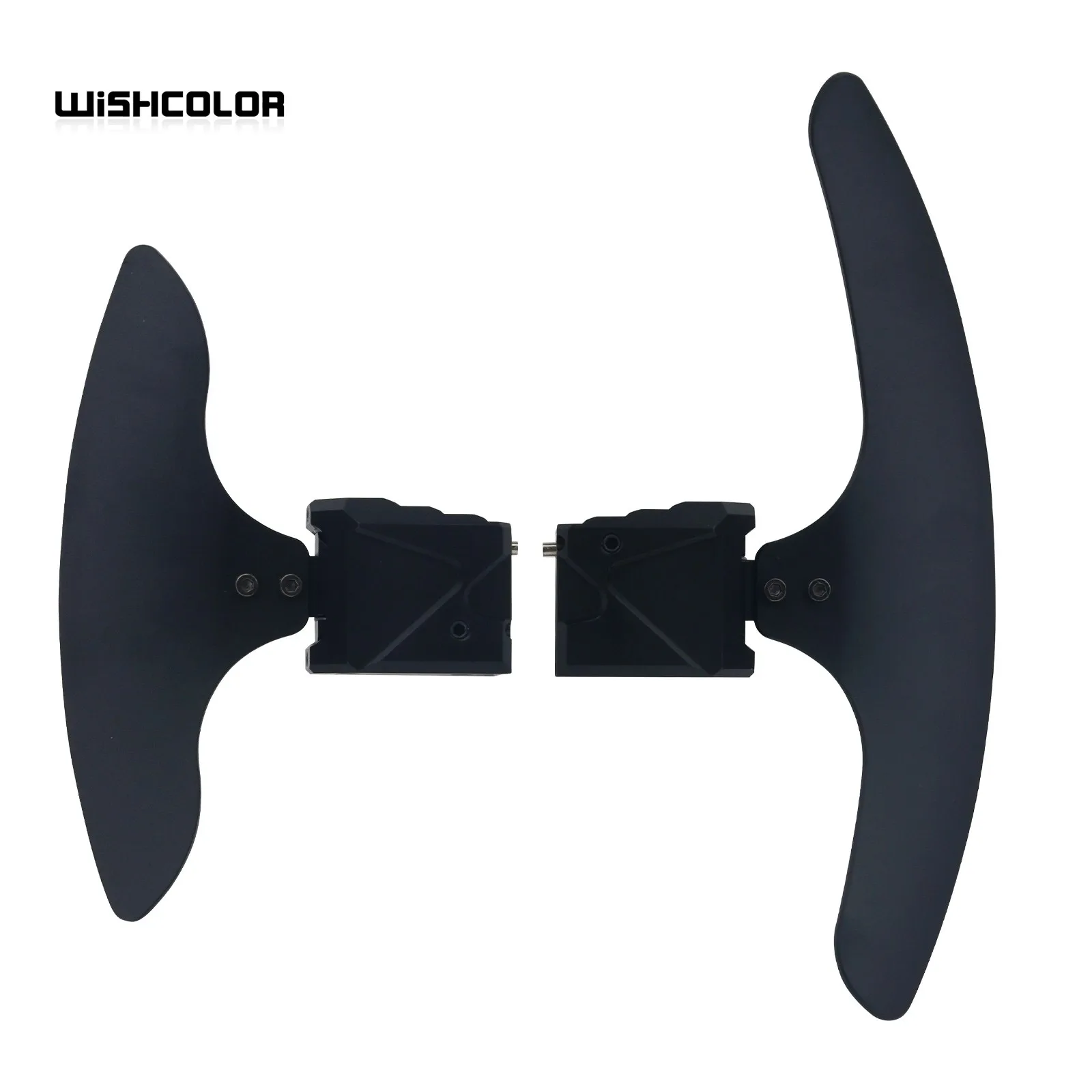 Wishcolor SIMDID Left Side & Right Side Paddle Shifter Kit Aluminum Alloy Racing Simulator for WRC Video Games