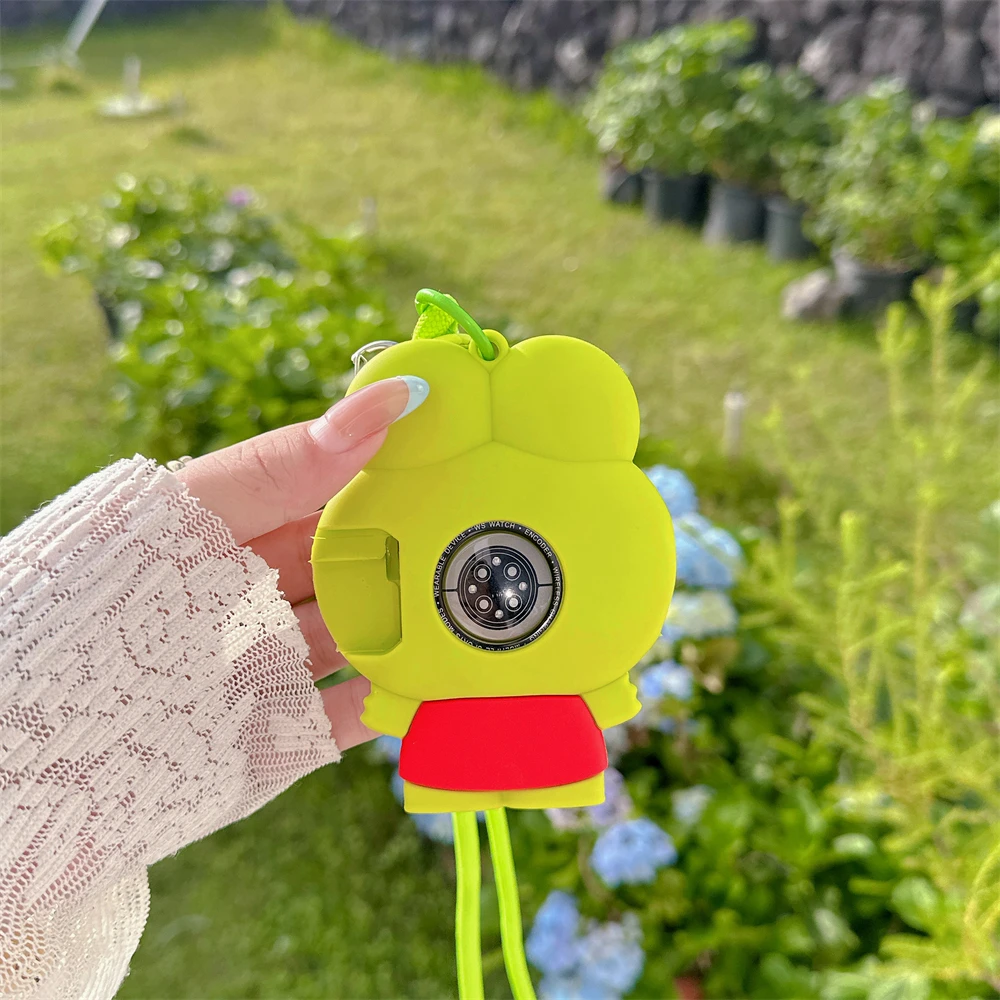 Fashion Trend Watch Case Lanyard Silicone Protective Cute For Kero