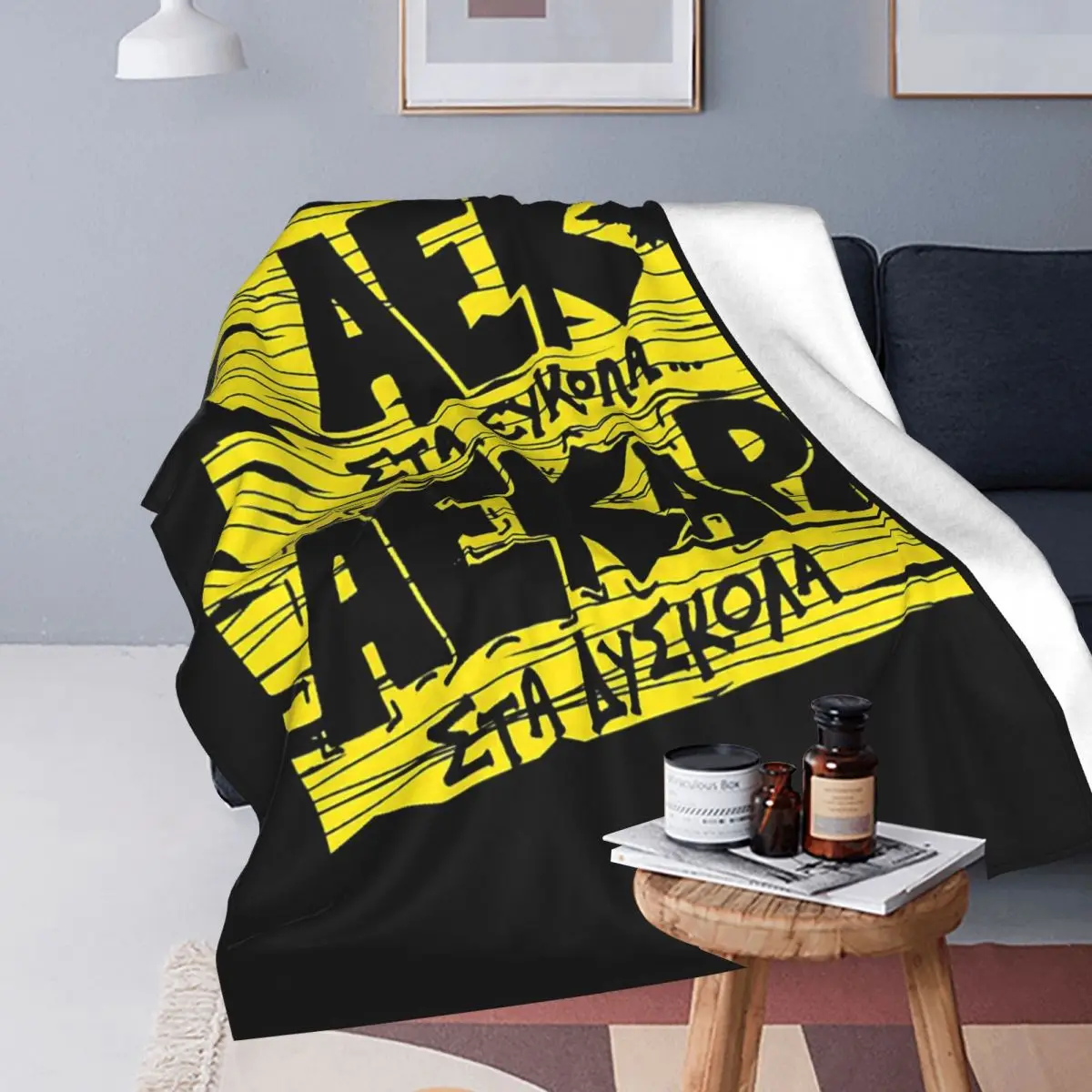 AEK ATHENS Blanket Soft Warm Flannel Throw Blanket Cover for Bed Travel Home Couch