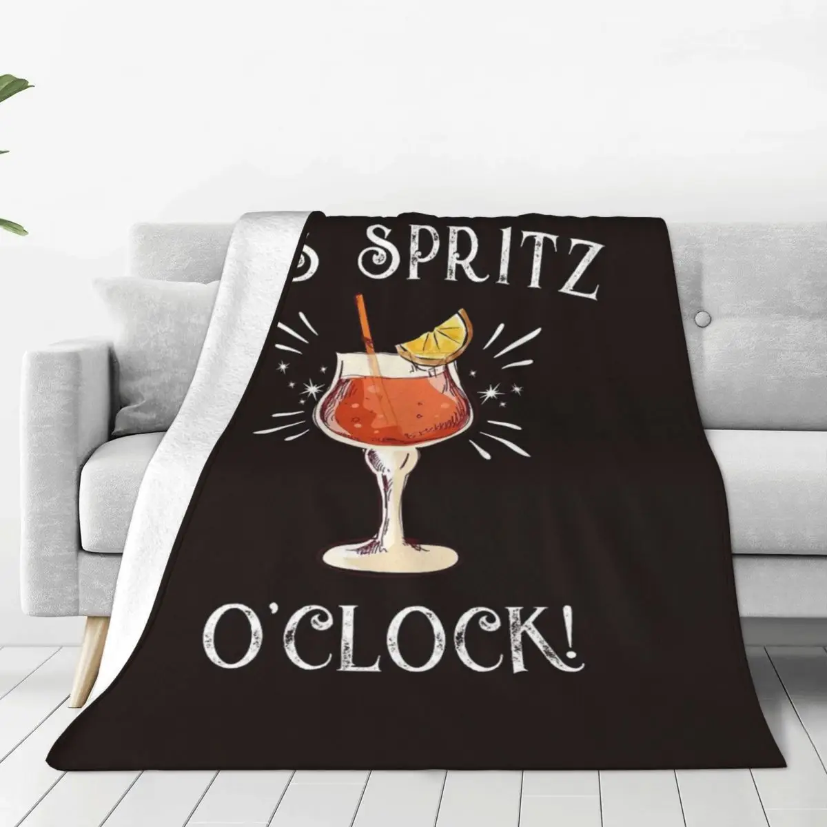 Italian Aperitivo - It's Spritz O'clock Four Seasons Universal Blanket Fireplace Can Be Laid Mother's Day Gift