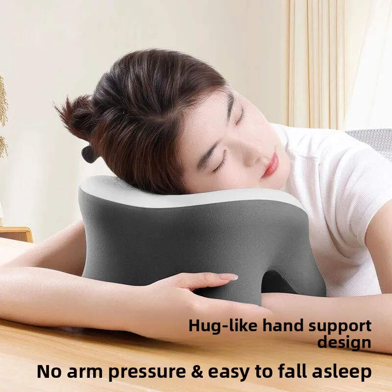

Nap Pillow Office Desk Student U-Shaped Anti-Bacterial Cotton Pillow for Sleeping on Table Simple Style Unfoldable Office Nap...