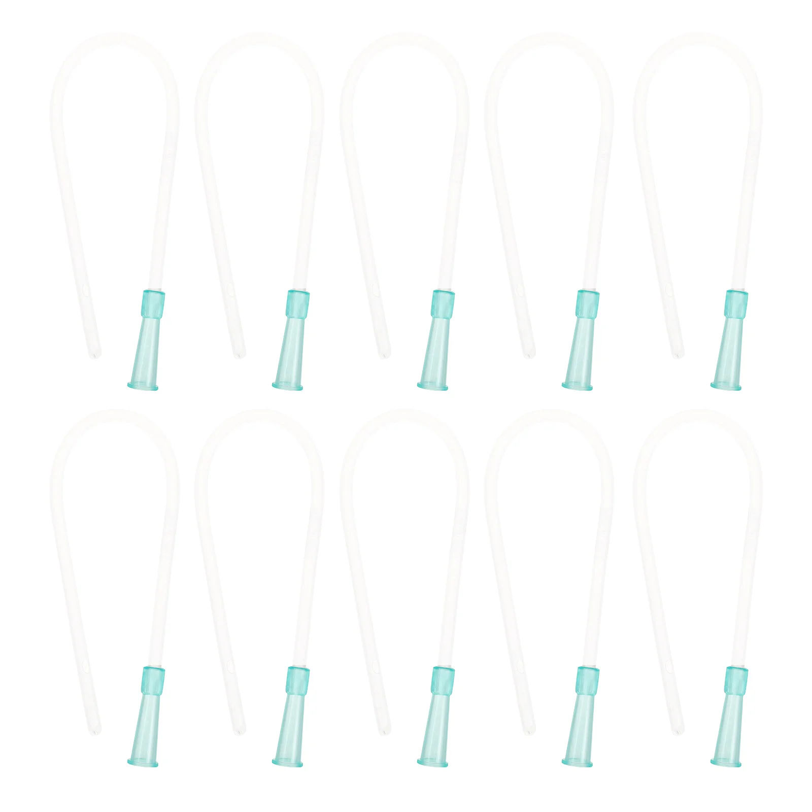 

50Pcs Clear PVC Replacement Tubing Flexible Colon Tube for Enema Leak Proof Tubes Kit with Cleaning Nozzle Multipurpose