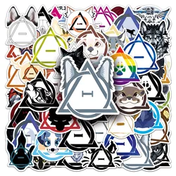 10/50pcs Cartoon Therian Stickers Aesthetic Graffiti Animal Decals Laptop Scrapbook Guitar Skateboard Vinyl Waterproof Stickers