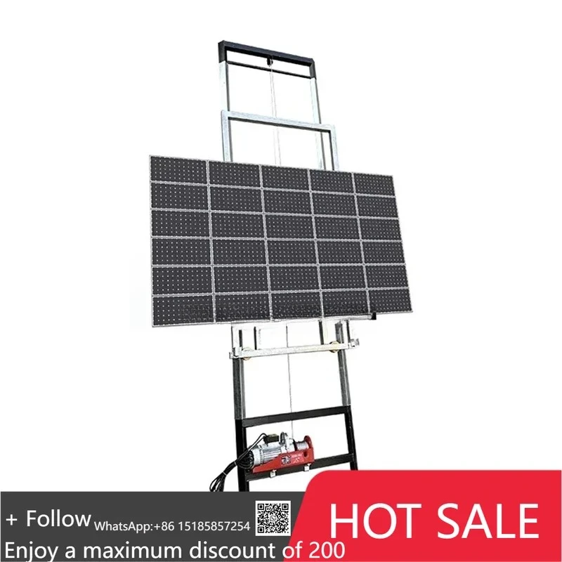 

9M Electric Cargo Lift Hoist Elevator Lift Solar Panel Lifter Automatic Lifting Platform Indoor And Outdoor Decoration Hoist