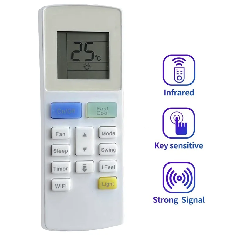 Reemplace el Control remoto YAW1F9 para aire acondicionado GREE GWH28AAE-K3NNA2A GWH24ACD-K3NNA1A GWH07AAA-K3NNA2A