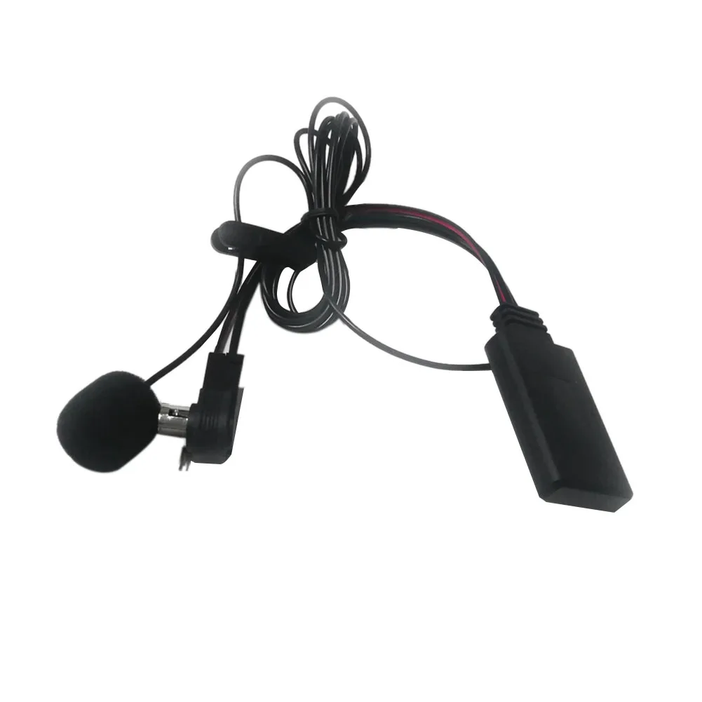 Carro handsfree chamada de telefone microfone adaptador microfone estéreo do carro bluetooth aux cabo para jvc alpine ai-net soquete