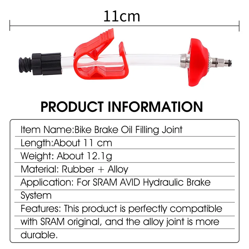 WEST BIKING DOT Oil Disc Bicycle Hydraulic Brake System Oil Filling Joint Bicycle Repair Tool SRAM AVID Guide Level Force