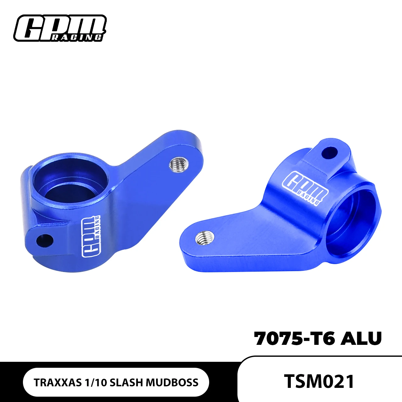 

GPM 7075 Alu Front Steering Blocks For 1/10 Slash Mudboss Bandit Rustler TRAXXAS