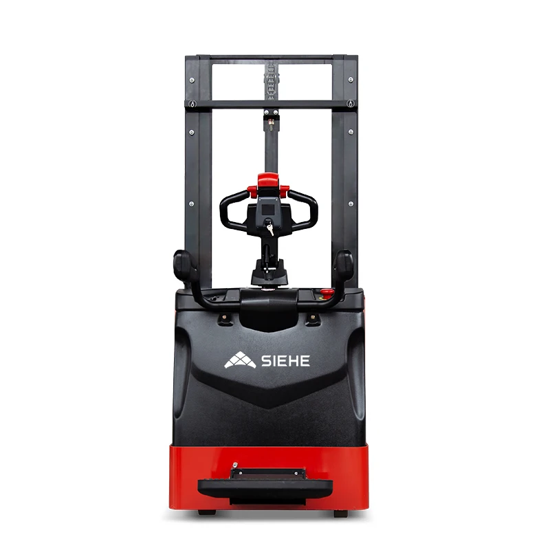 Stacker pedal palet muat sendiri