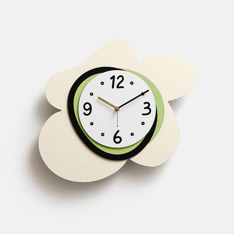 

No punching clock wall clock living room home atmosphere simple clock wall hanging