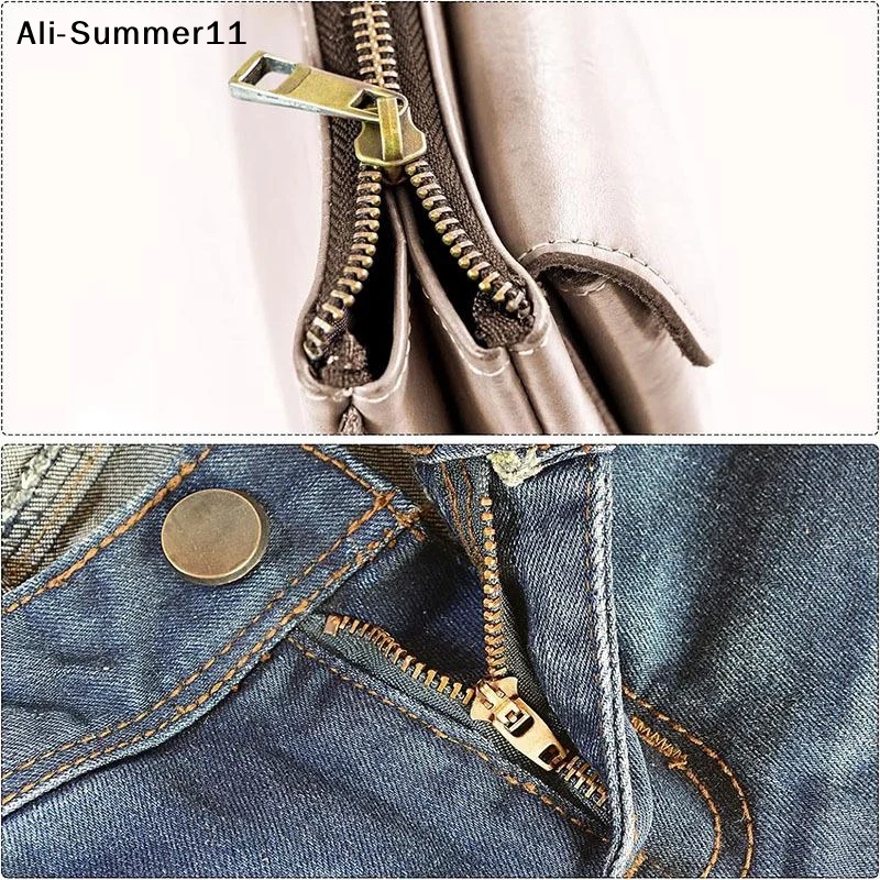 【Sa1】【FA6】Zipper Repair Kit Fixing Box And Insertion Pin 3#5#8#10 For Bag Coat Clothing Opening Zipper Replacement