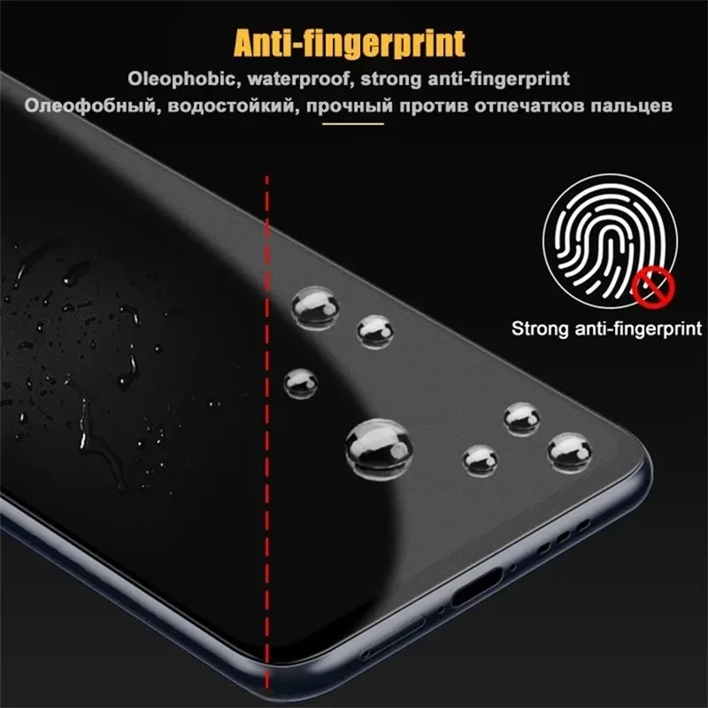4 Piezas Película de Hidrogel Mate para Samsung Galaxy S26U S25 Edge S24 S23 S22 S21 Note 20 Ultra S20 FE A13 A33 A53 5G Protector de Pantalla 3