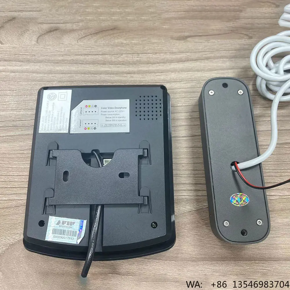 XH-461 Video Doorbell Night Vision  Door Bell Waterproof LCD  Wired Intercom Video Door Phone System