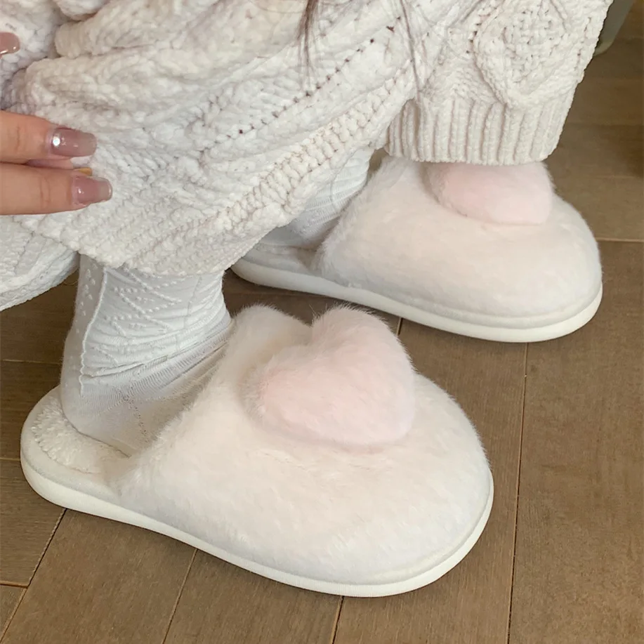 Cute Lovely Warm Winter Slippers Indoor House Home Plush Women\'s Shoes