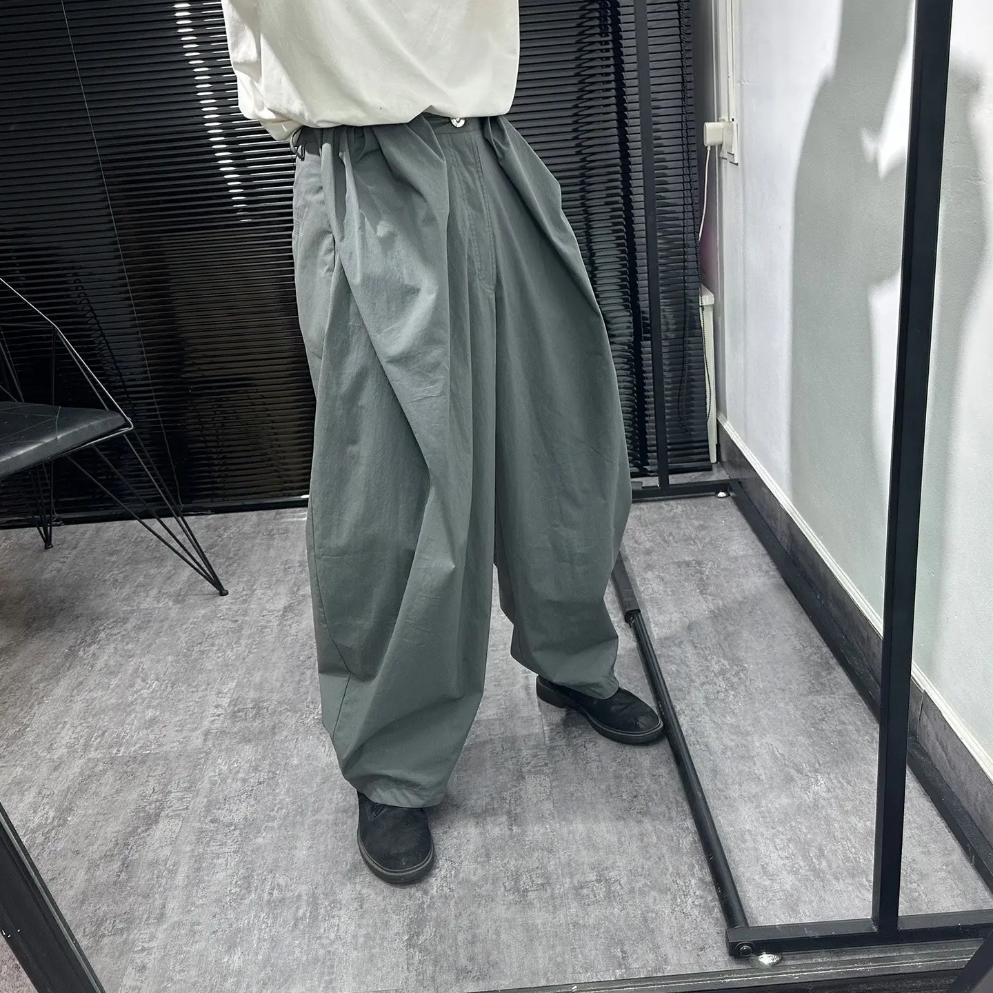 Avant-Garde Dark   Niche Three-Dimensional Pocket Overalls Men's Autumn Loose Retro Idle Style All-Matching Casual Pants