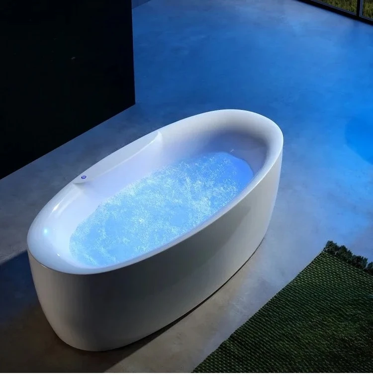 

X188 Bathtub Led Hidden Bubble Bath Can Hold Massage and Thermostatic System