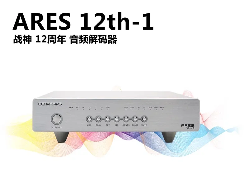 Denafrips ARES II 12th-1 Anniversary 24bit/384KHZ(USB)DSD 11.288MHZ(USB) DAC IIS i2S Input Power Supply Transformer
