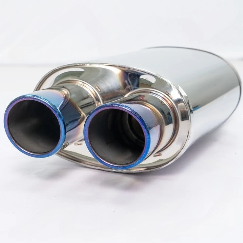 Modified Exhaust Pipe H Car Shock Absorption Metal Stainless Steel Exhaust Pipe Muffler Accessories Car Exhaust Bellows