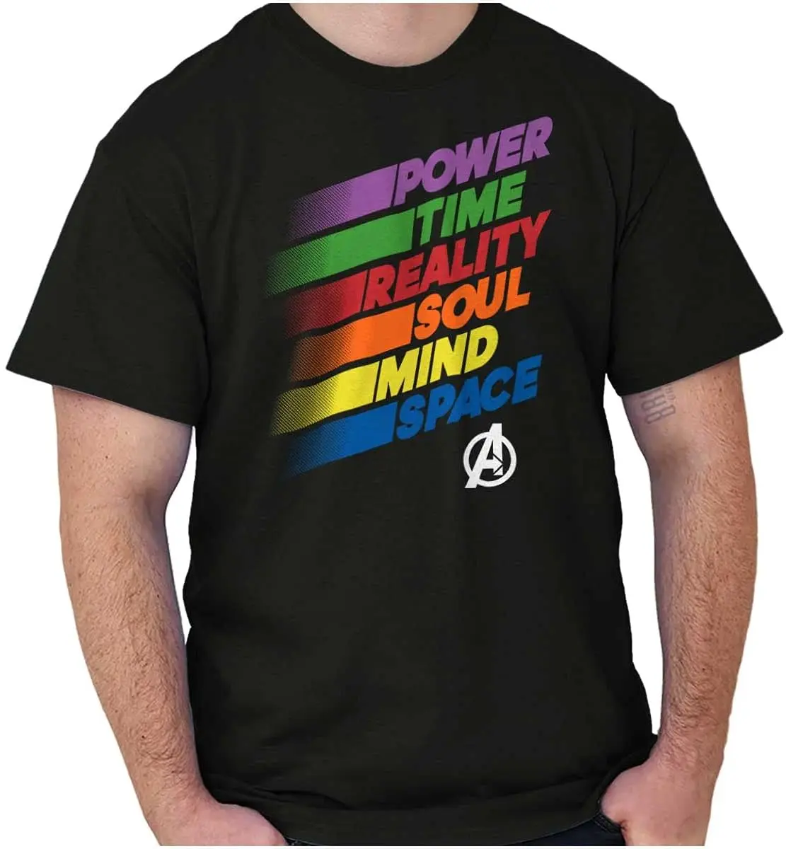 Brisco Brands Roygbiv Superhero Comic Book Pride Graphic T Shirt Men or Women