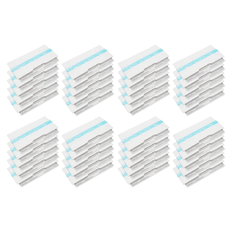 40 Pack Vacuum Mop Pads Refills Replacement For Shark Vm252 Vacmop Pro Vacuum Mops, Disposable Mop Pads