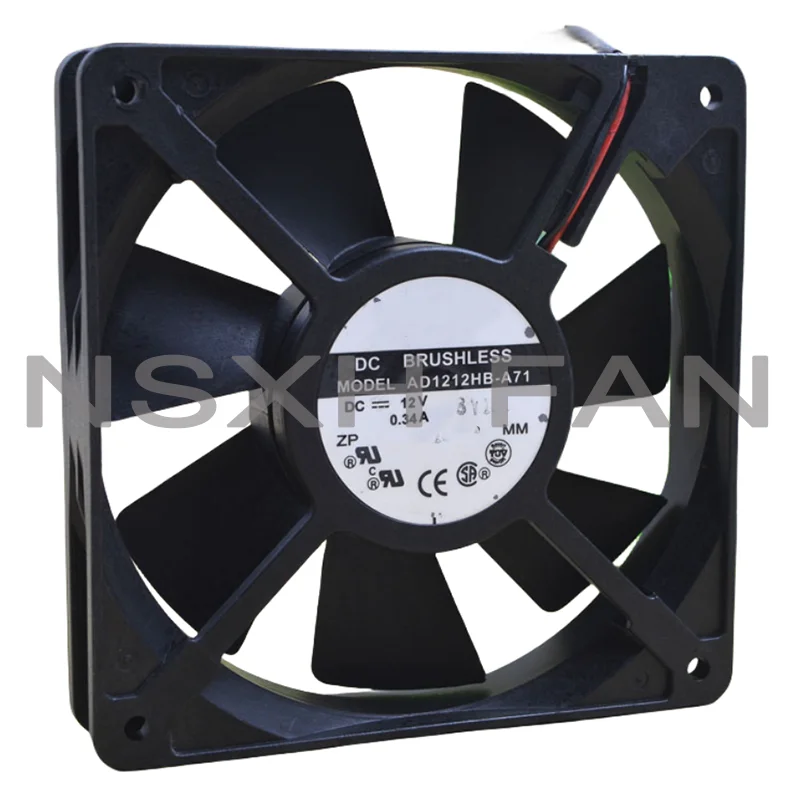 

ORIGINAL 12025 12V 0.34A 2WIRES CASE FAN AD1212HB-A71