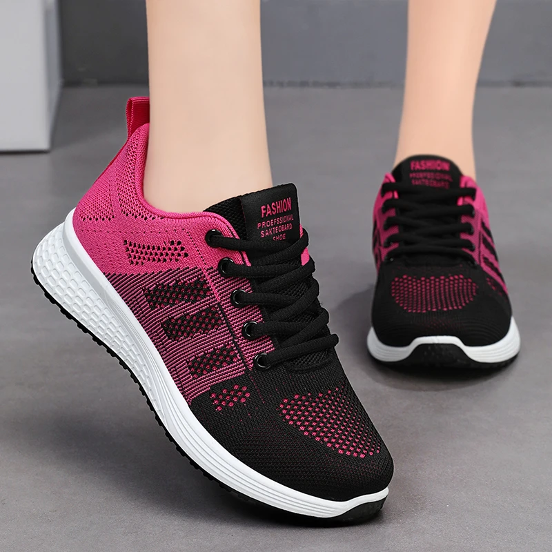 Dames Sneakers 2024 Lente Herfst Lichtgewicht Mode Casual Ondiepe Designerschoenen Schoenen Schoenen Sneakers Zapatillas De Deporte