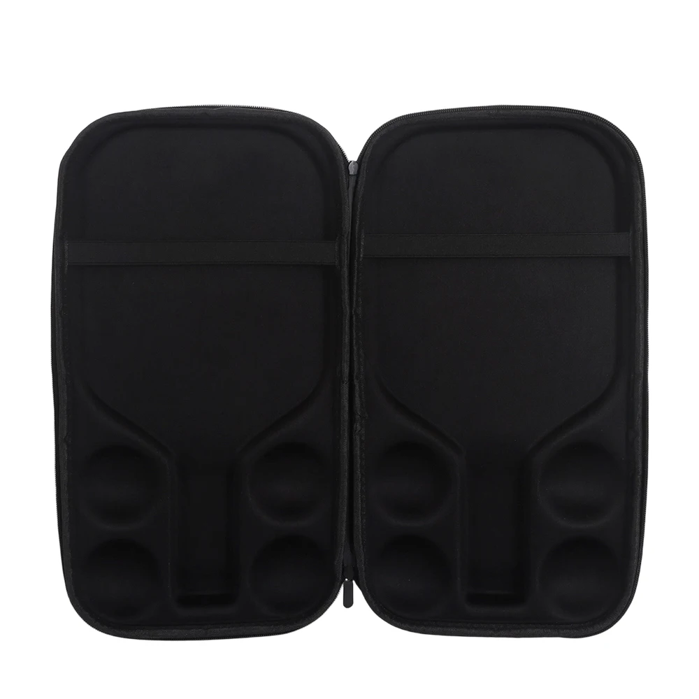 Hard Shell Pickleball Racket Storage Bag Fits 2 Paddles And 4 Balls Waterproof Pickleball Paddle Bag Space Saving
