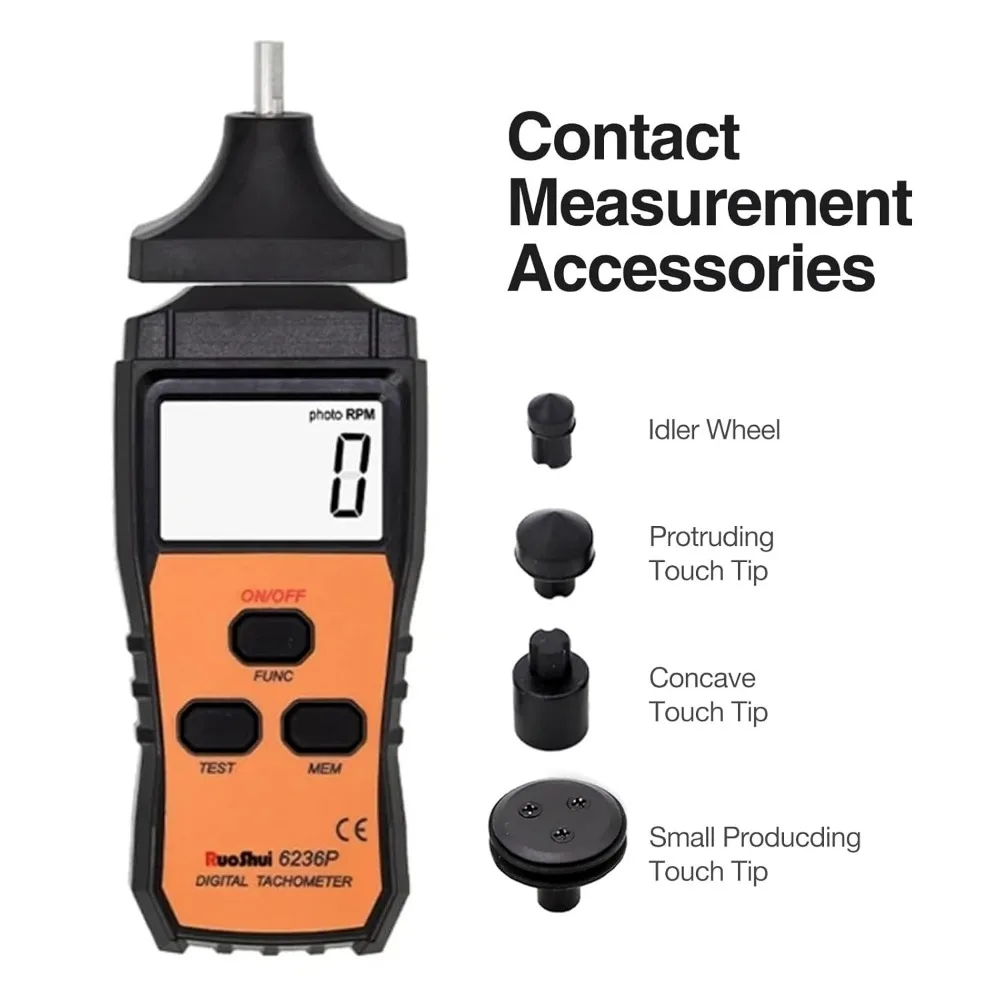 Contagiri digitale Laser Tacometro senza contatto sensore intelligente misuratore di velocità gamma 2.5-99999 RPM Tester motore portatile automatico