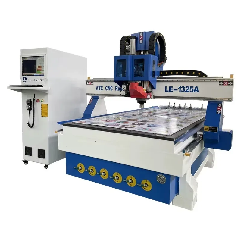 Atc Ccd ca mera Router Cnc Vibrating Oscillating Knife Cutting Cnc Router Machine with Spindle