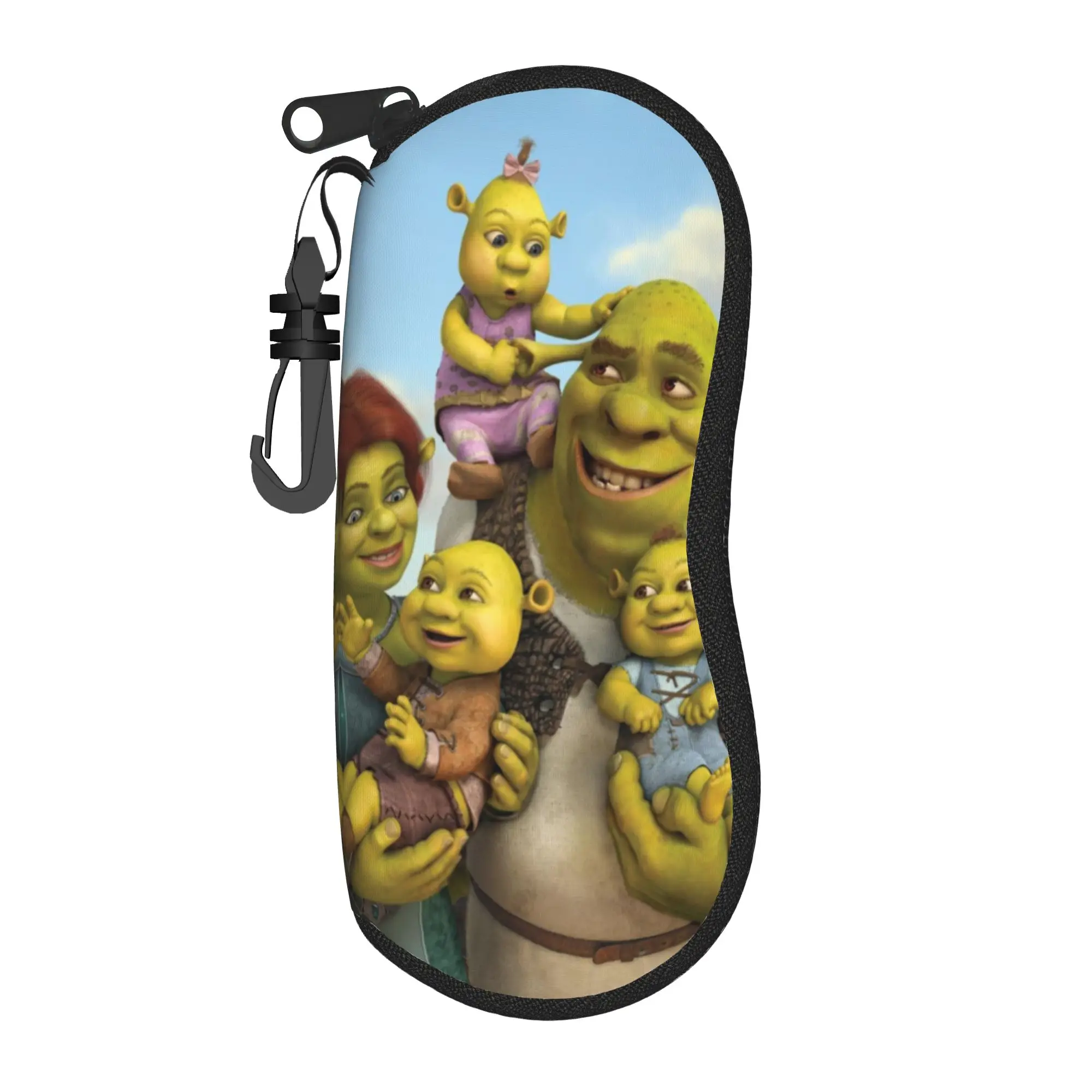 Funny Shreks Meme Glasses Case Men Women Printing Accessories  Sunglasses Storage Box Office Eye Contacts Case