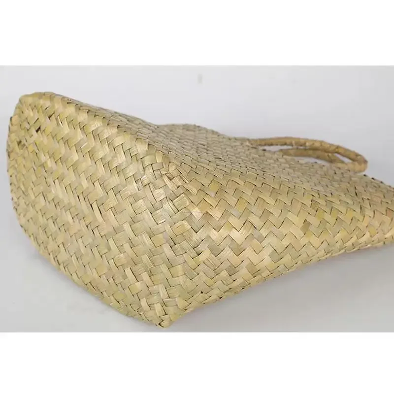 Trendy Bag Ins Popular High-Capacity Diagonal Cross Bag Minimalist Wallet Beggar New Versatile Straw Woven Traditional