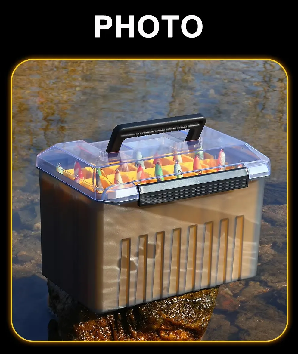 WEIHE XD-71A Tragbare Holz-Garnelenbox Tintenfisch-Köderbox ABS+PP Material Verschleißfest – Detail 10