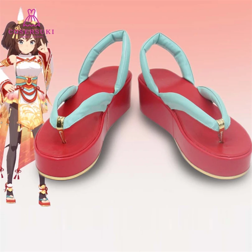 

Обувь для косплея Uma Musume Inari One Fields of Gold, ботинки, обувь ручной работы в стиле аниме на Хэллоуин и Рождество