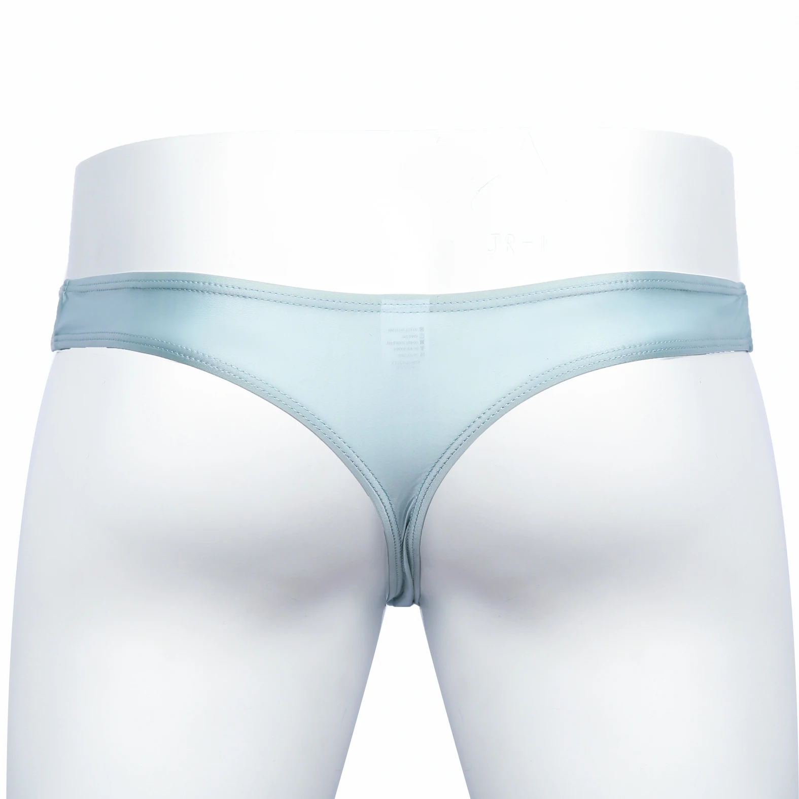 AMORESY satin glossy men underpants thin oily shiny solid color breathable sports briefs Silk High elasticity thongs