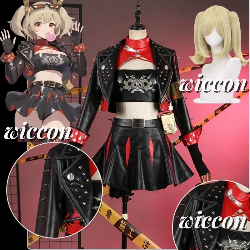 Zenless zona zero burnice cosplay whita jogo terno bacana adorável uniforme cosplay traje festa de halloween role play outfit feminino