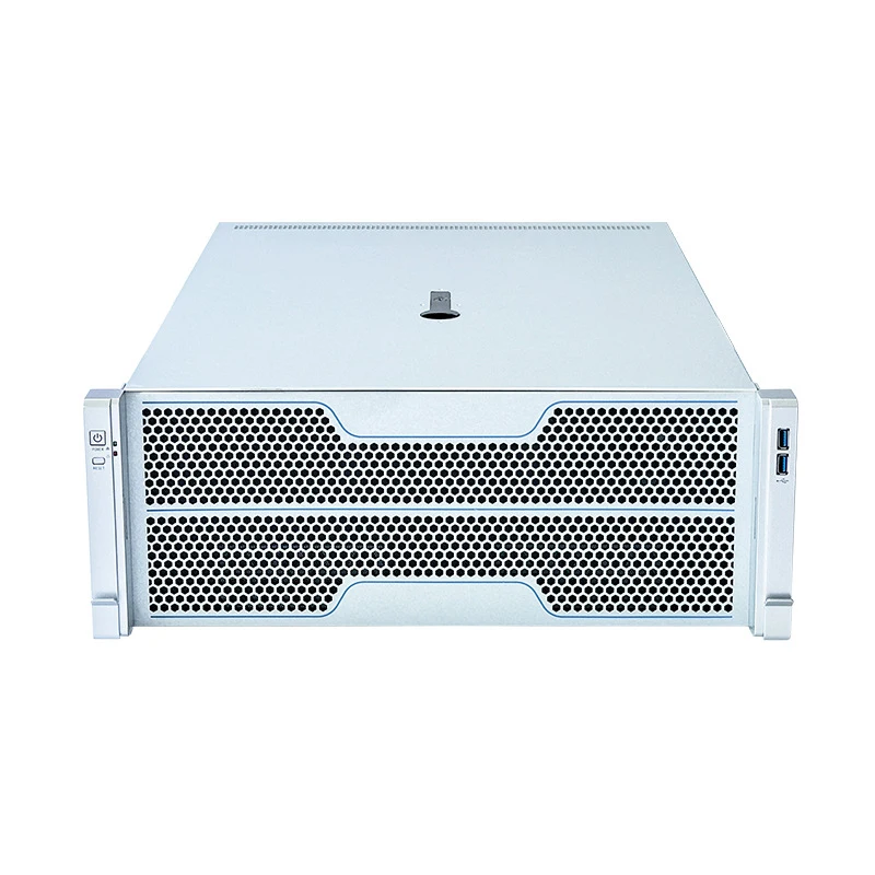 4U Rack-Mount Server Chassis, ATX Through-Type, High-Performance Computing, AI, Storage, Video, Audio, GPU Server, 3.5-inch Hard