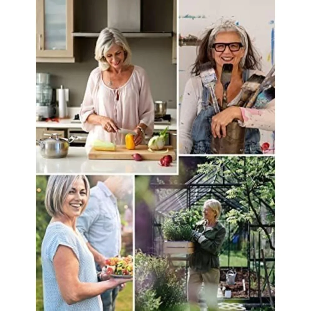 

Cozy Adjustable Cross Back Aprons for Women with Pockets Cotton Linen Cooking Kitchen Baking