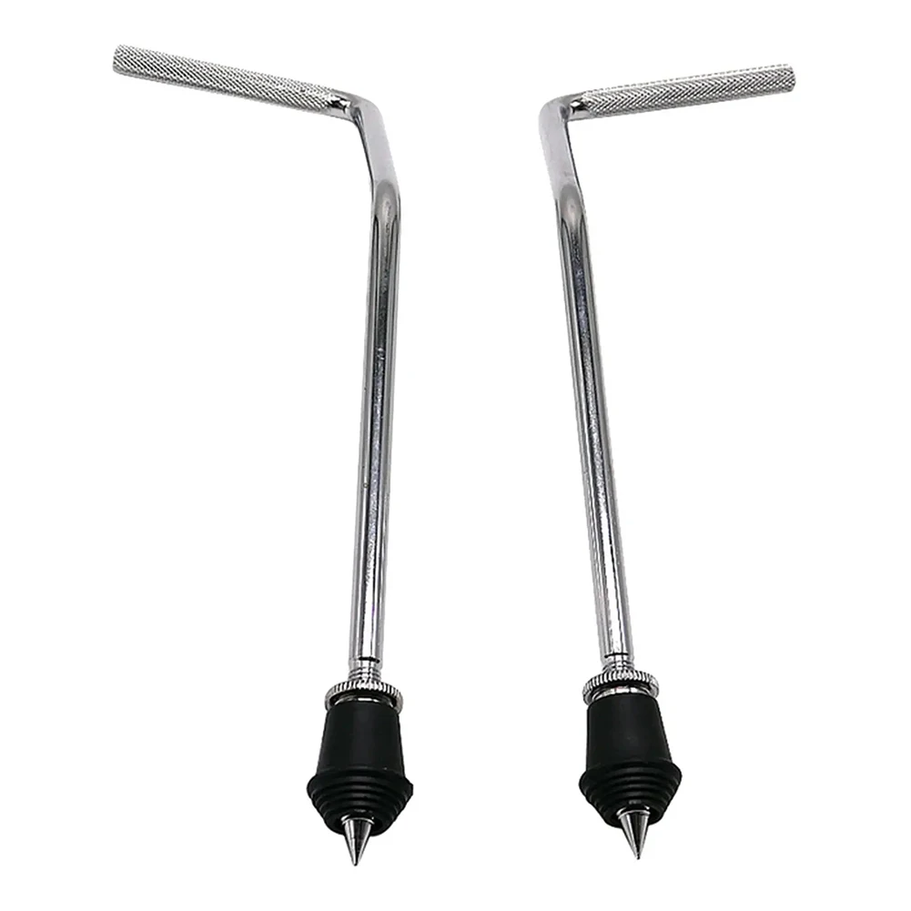 

Drum Replacement Legs Bass Drum Legs Drumming Performance High-Grade Electroplated Steel Longevity Quick Replacement